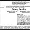 Bordon Georg 1937-2002 Todesanzeige